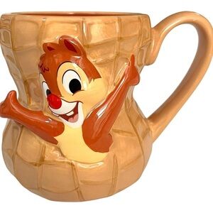 Disney Parks Chip N Dale 3D Peanut Mug